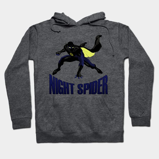 Night Spider 4 Hoodie by Blue Moon Comics Group